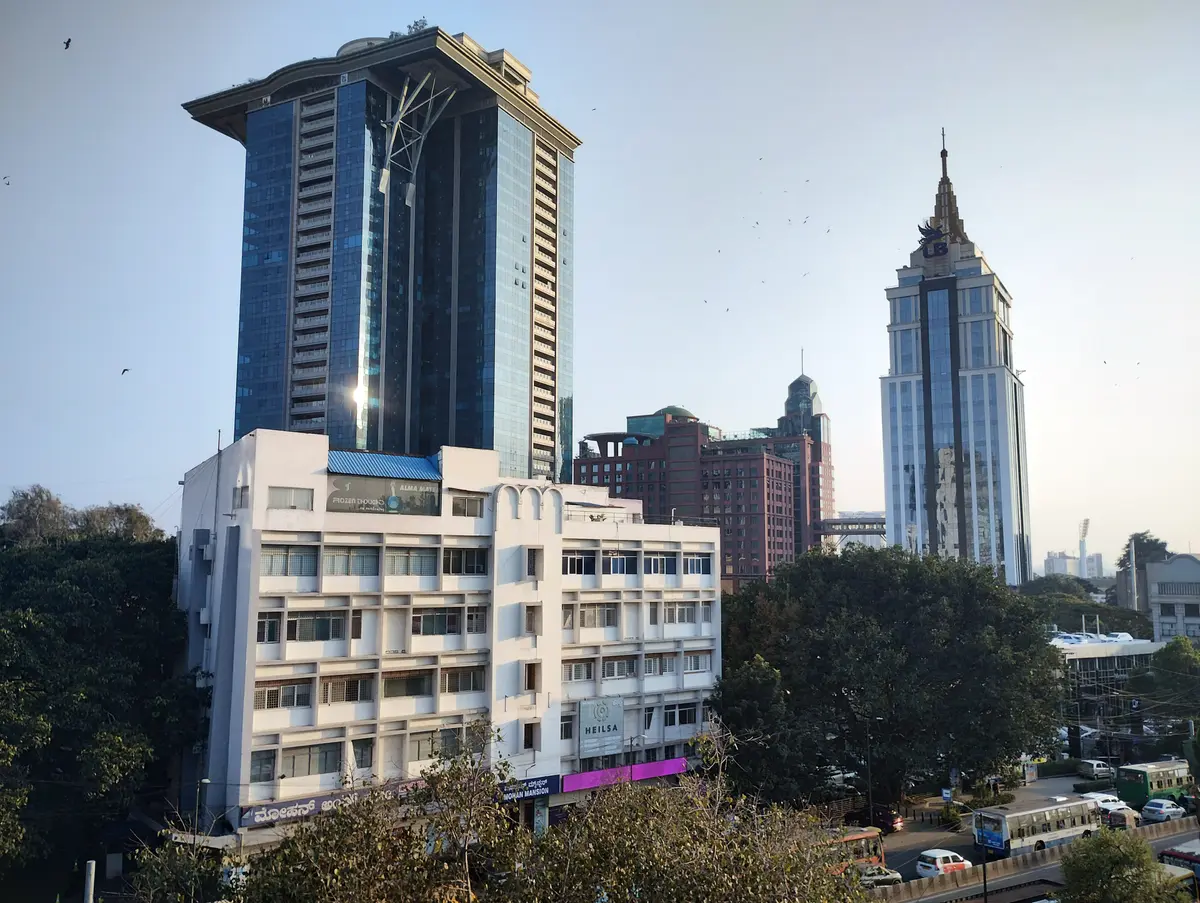 Bangalore city skyline