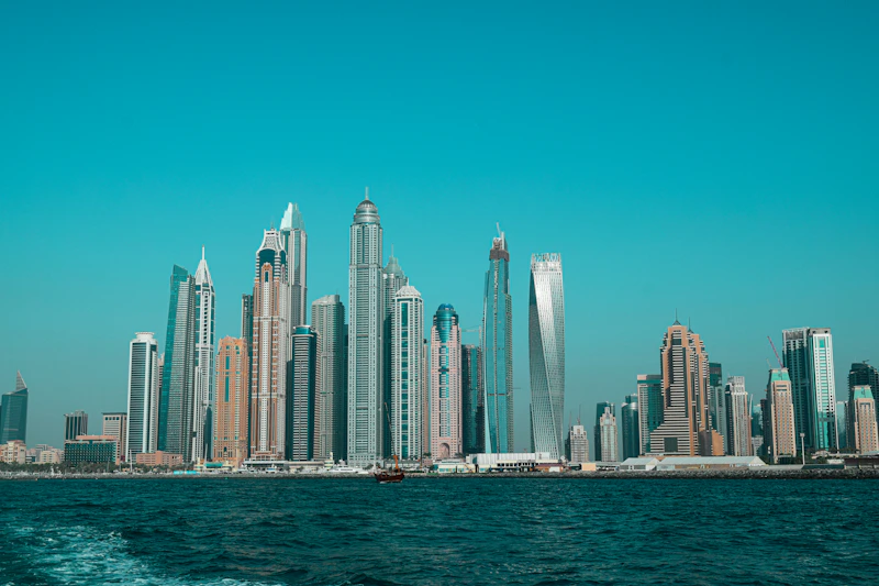 Dubai Marina waterfront skyline — UAE Visa
