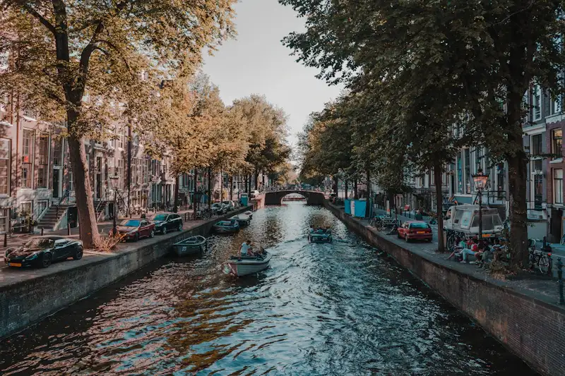 Amsterdam canal, Netherlands — Schengen Visa